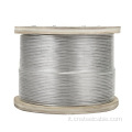 1x19 dia.2.0mm galvanizzato in acciaio